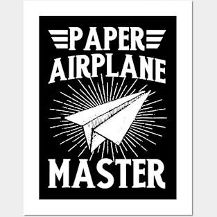 Paper Airplane Master Shirt Funny Classroom Teacher Student Posters and Art